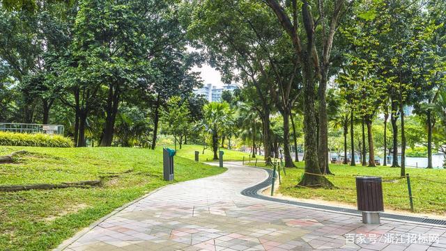 城市公园建设可以提高城市环境质量,美化环境.
