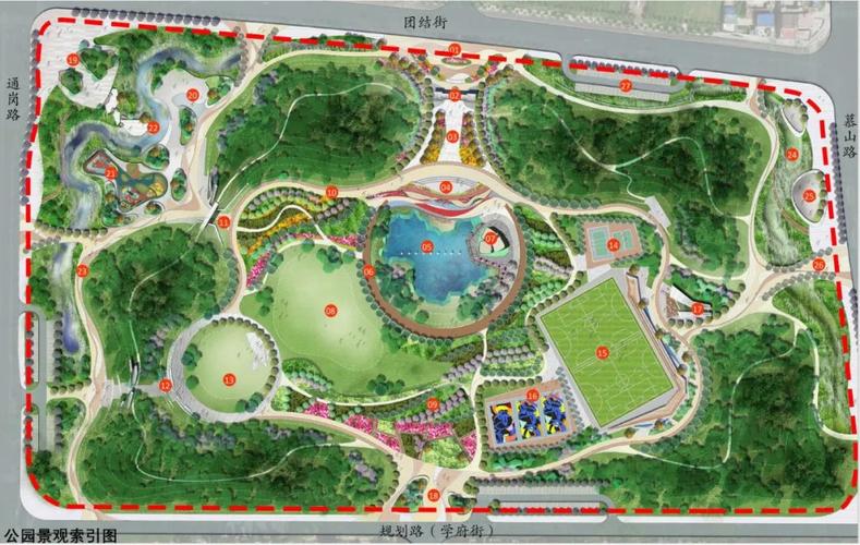 忻州将新建城市公园位置在这儿公园景观效果图美爆了